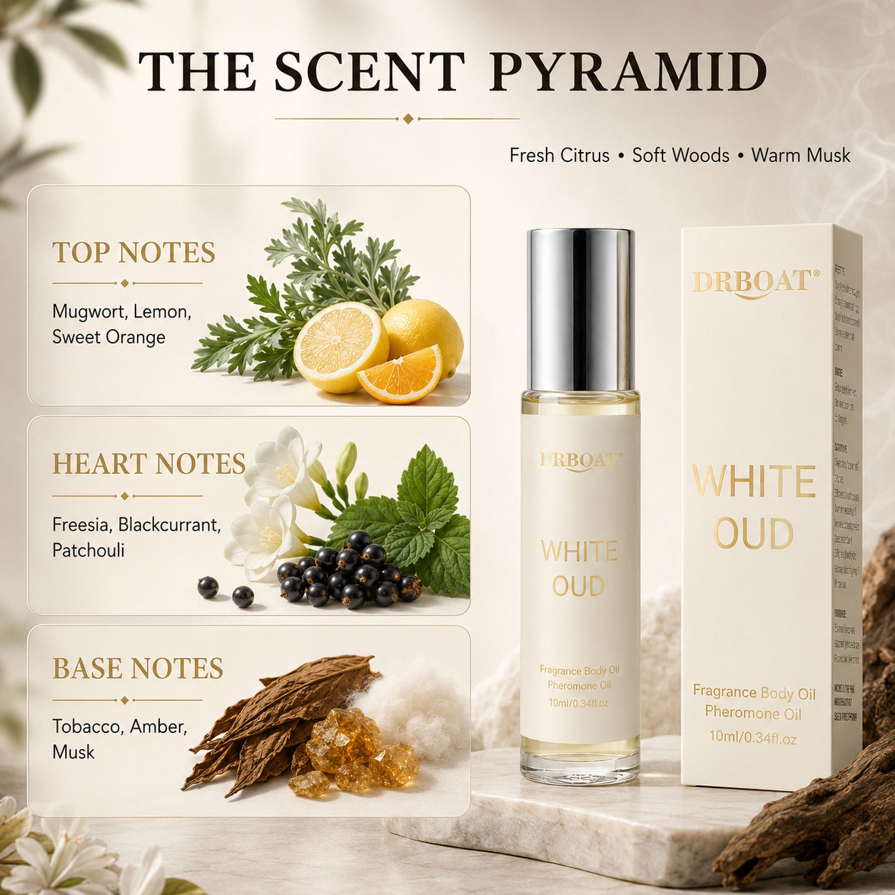 น้ำหอมโรลออนสำหรับผู้ชาย กลิ่น - Perfume Fragrance Oil บทวิจารณ์และราคา